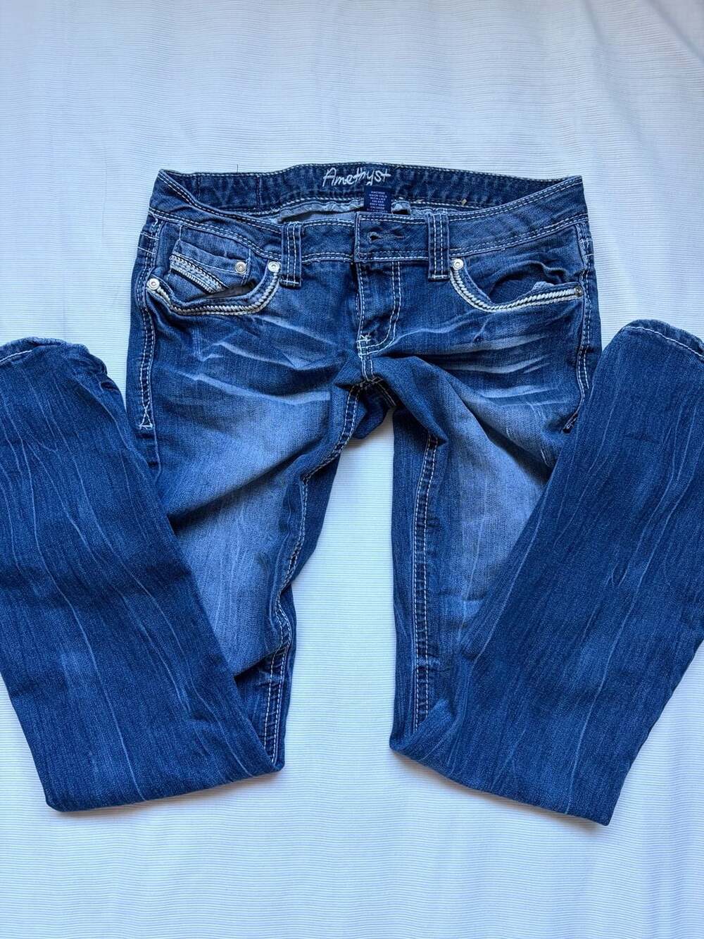 Amethyst Jeans Size 9 Blue Denim Bootcut Y2K